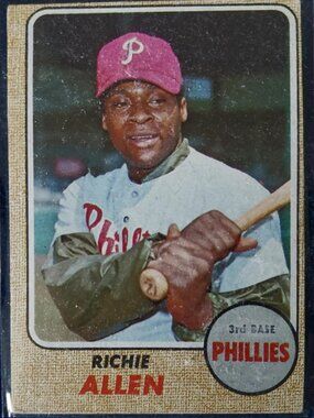 TOPPS 1968 PHILIDELPHIA PHILLIES RICHIE ALLEN #225 HALL OF FAME